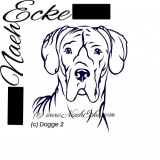 Datei Dogge Nr.2 SVG / EPS 