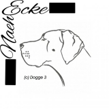 Stickdatei Dogge Nr.3 10x10 