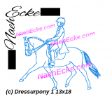 Stickdatei Dressurpony 1 13x18 / 14x20