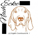 Datei English Coonhound Nr. 1 SVG / EPS 