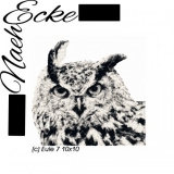 Embroidery Owl 7 10x10 