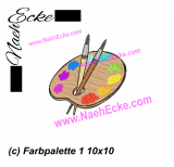 Embroidery Painting / Color Palette 1 4x4