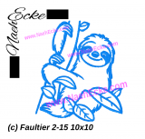 Stickdatei Faultier 2-15 10x10