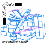 Embroidery Quill 4 with Books 4x4