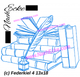 Embroidery Quill 4 with Books 5x7
