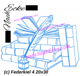 Embroidery Quill 4 with Books 11.81 x 7.87