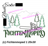 Stickdatei Fichtenmoped 1 20x30/20x36