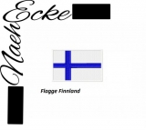 Stickdatei Flagge Finnland 9x6 cm 