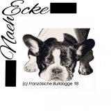 Stickdatei Französische Bulldogge Nr. 18 13x18 PHOTOstitch 