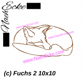 Stickdatei Fuchs 2 10x10