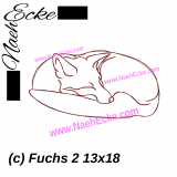 Stickdatei Fuchs 2 13x18 / 14x20