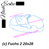 Stickdatei Fuchs 2 20x28