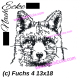 Stickdatei Fuchs 4 13x18 / 14x20