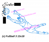 Embroidery Soccer 3 5x7