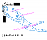 Embroidery Soccer 3 11.01 x 7.87