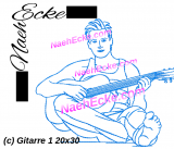 Embroidery Guitar 1 11.81 x 7.87