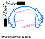 Stickdatei Golden Retriever 11 10x10