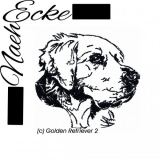 Stickdatei Golden Retriever 5-2 13x18