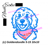 Stickdatei Goldendoodle 5-15 10x10