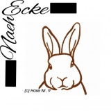 Stickdatei Hase Nr. 09 10x10