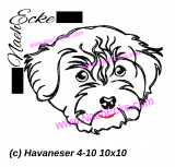 Embroidery Havaneser Nr. 4-10 4x4