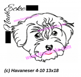 Embroidery Havaneser Nr. 4-10 5x7