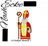 Stickdatei Heiliger St. Nikolaus 13x18 