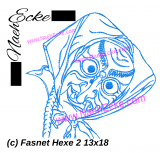 Embroidery Fasnet Witch 2 5x7