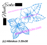 Embroidery Hibiskus & Fragipani 3-6 11.81 x 7.87