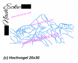 Stickdatei Hochvogel 20x30 / 20x28