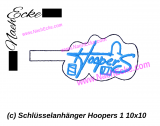 Embroidery Hoopers 1 ITH Keychain 4x4