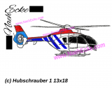 Stickdatei Hubschrauber 1 13x18 / 14x20
