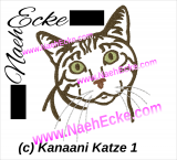 Stickdatei Kanaani Katze 1 10x10