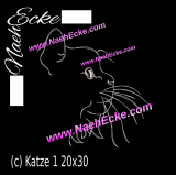 embroidery Cat 1 11.81 x 7.87