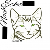 Stickdatei Katze 11 10x10 