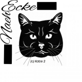 Stickdatei Katze 2 10x10 