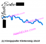 Embroidery Königsjodler Klettersteig 4x4