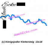 Embroidery Königsjodler Klettersteig 5x7