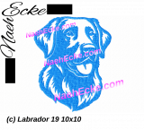 Stickdatei Labrador 19