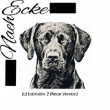 Embroidery Labrador 2 PHOTOstitch 11.81 x 7.87" 