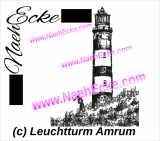 Embroidery Lighthouse Amrum 7.87 x 7.87 / 11.81 x 7.87