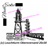 Embroidery Lighthouse Obereversand 1 7.87 x 7.87 / 11.81 x 7.87