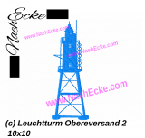 Stickdatei Leuchtturm Obereversand 2 10x10