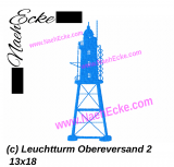 Stickdatei Leuchtturm Obereversand 2 13x18 / 14x20