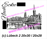 Embroidery Skyline Lübeck 11.02 x 7.87 / 11.81 x 7.87