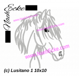 Stickdatei Lusitano 1 10x10