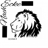 Stickdatei Löwe 4 20x30 
