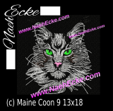 Stickdatei Maine Coon 09 13x18