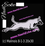 Embroidery Malinois 8-1-3 11.81 x 7.87