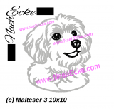 Embroidery Malteser 34x4